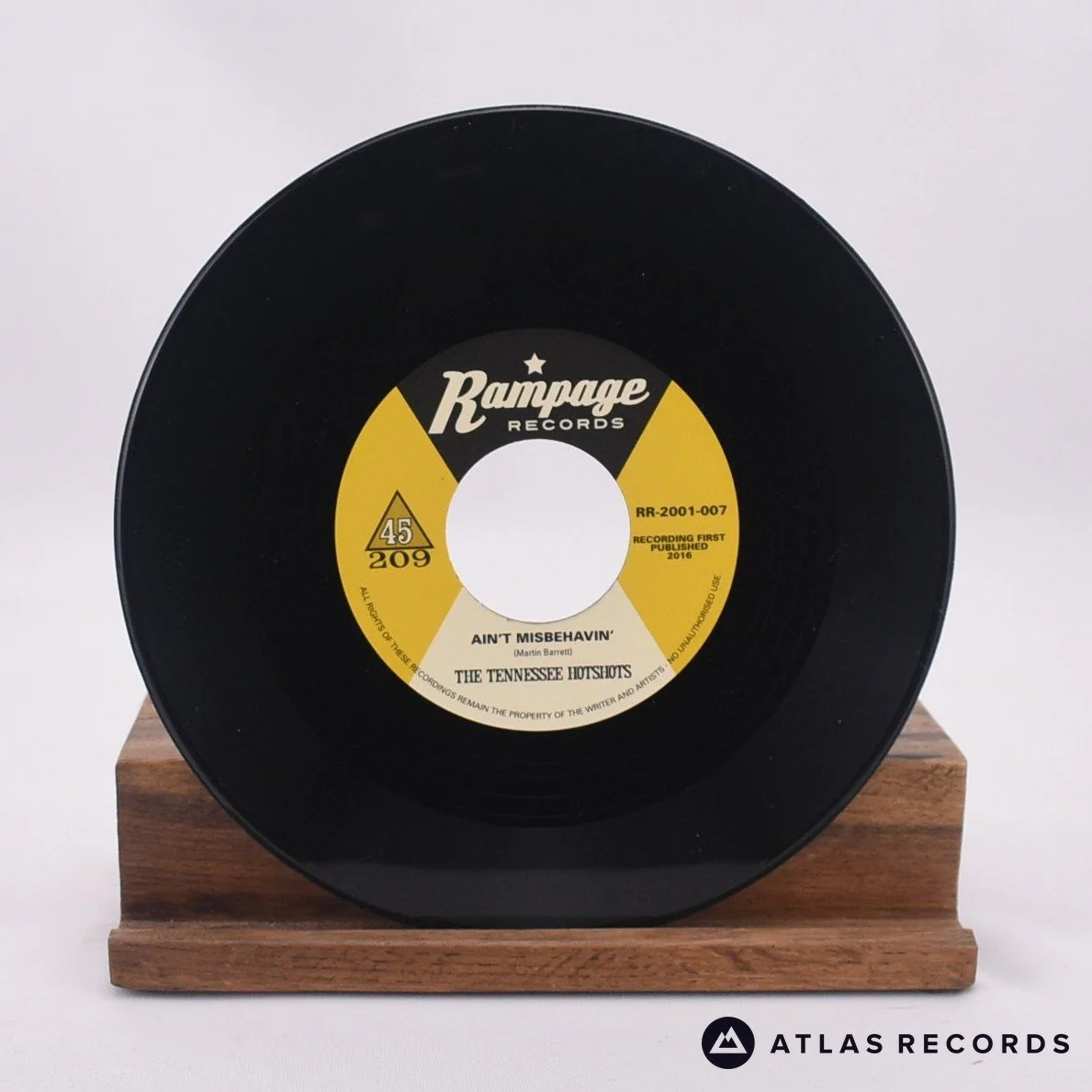 The Tennessee Hotshots - Rock 'N' Roll Rampage - 7" Vinyl Record - NM/EX - Image 4