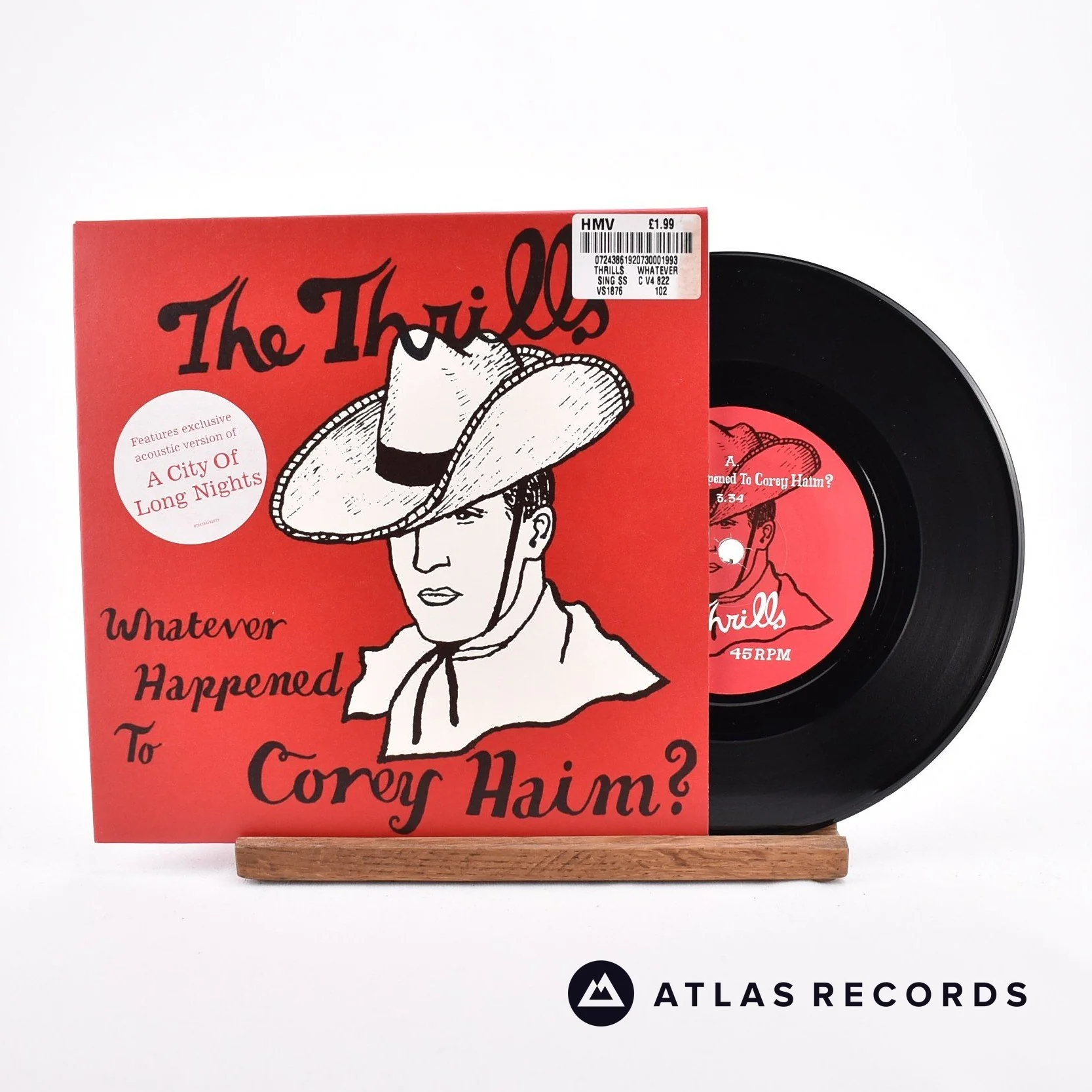 The Thrills - Whatever Happened To Corey Haim? - 7" Vinyl Record - EX/EX