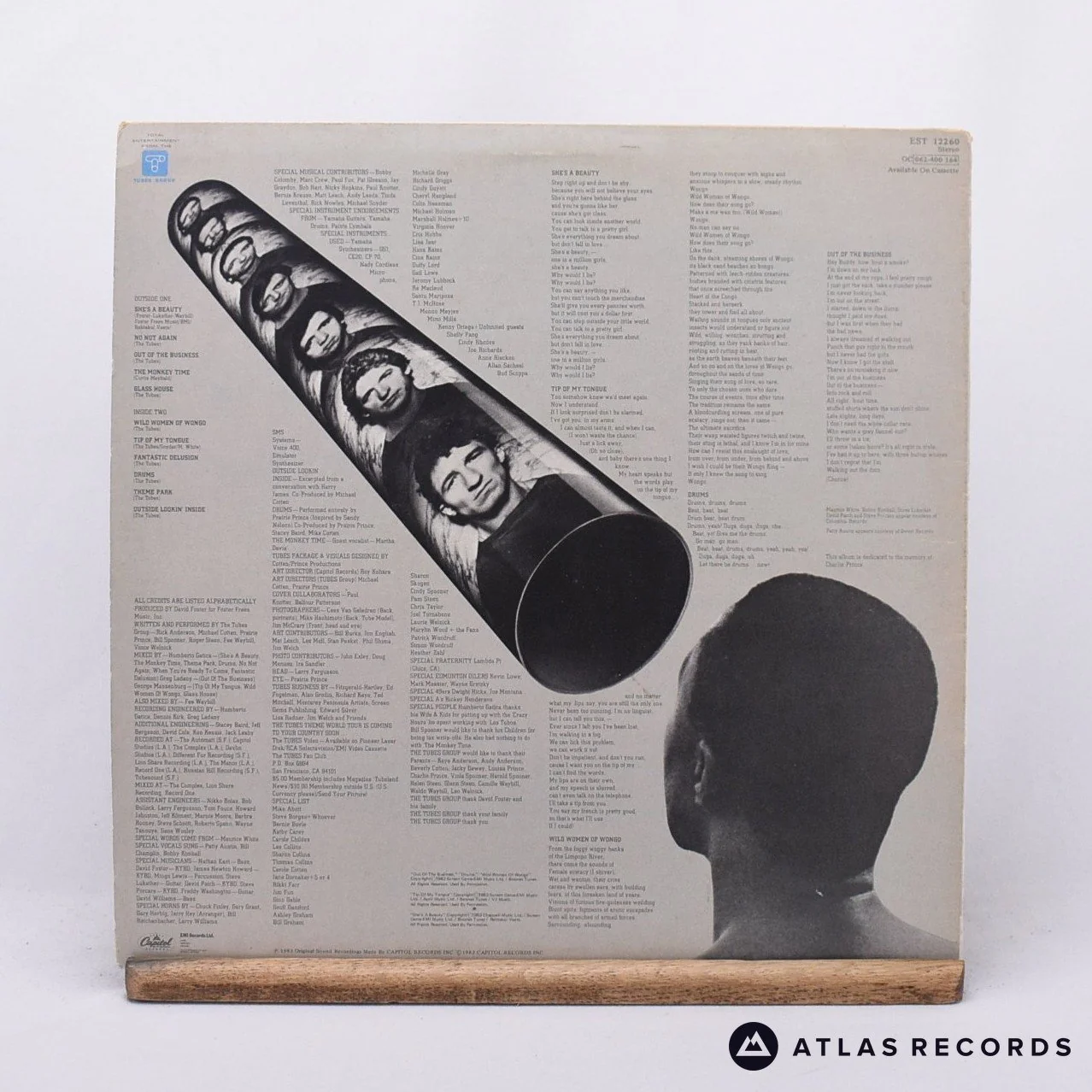 The Tubes - Outside Inside - LP Vinyl Record - VG+/EX - Image 2