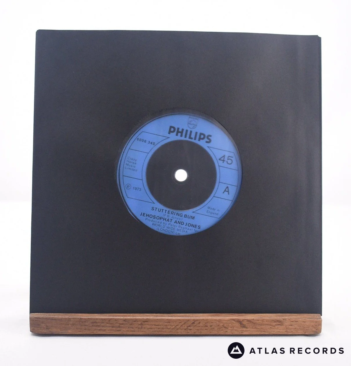 The Two Ronnies - Stuttering Bum - 7" Vinyl Record - VG+