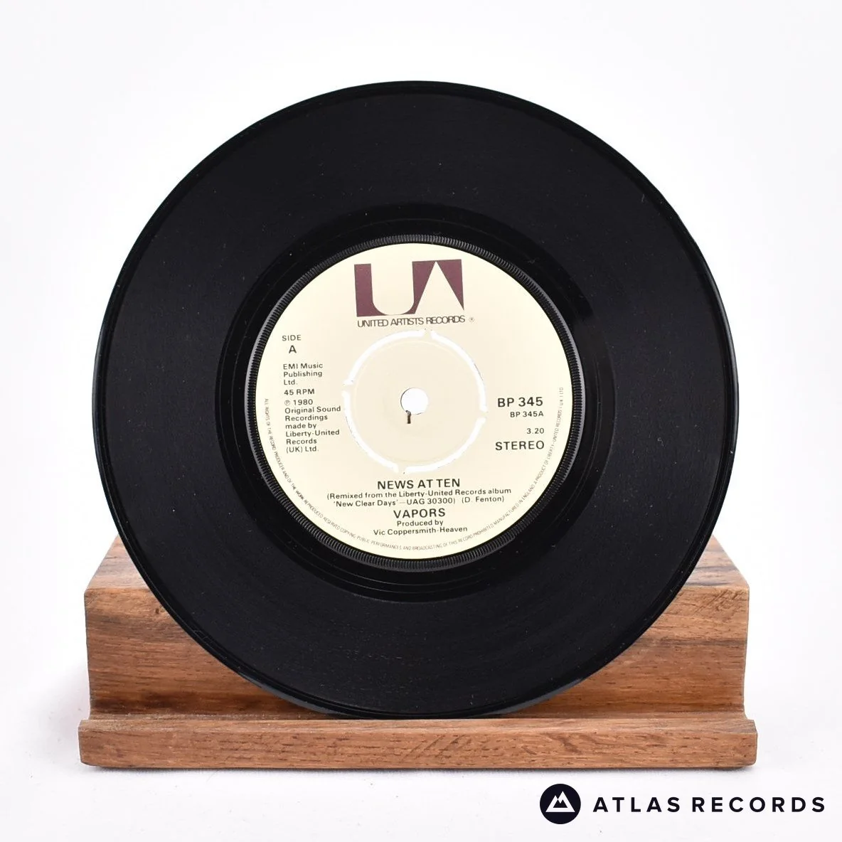 The Vapors - News At Ten - 7" Vinyl Record - EX/EX - Image 3