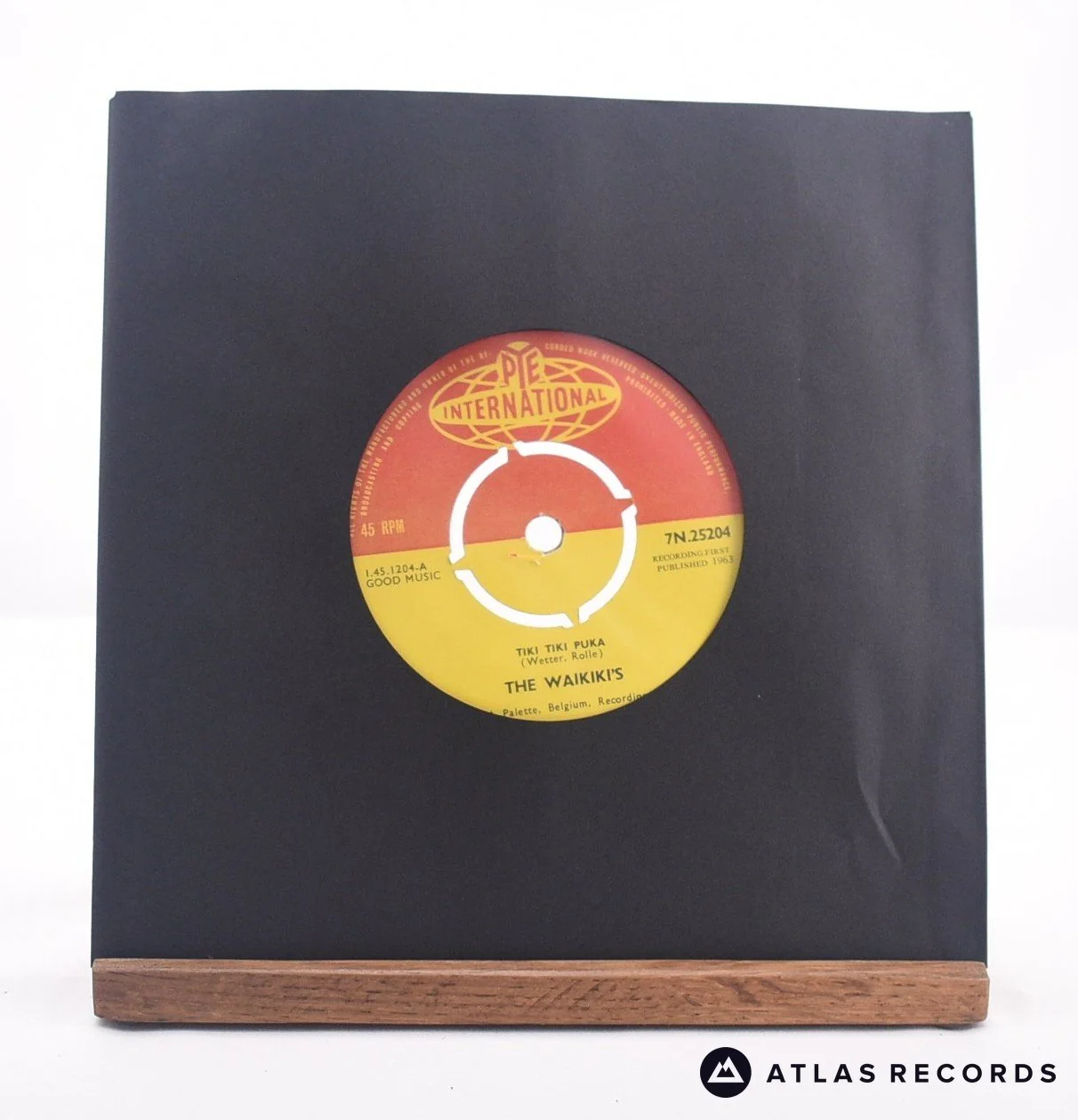The Waikiki's - Tiki Tiki Puka - 7" Vinyl Record - VG+