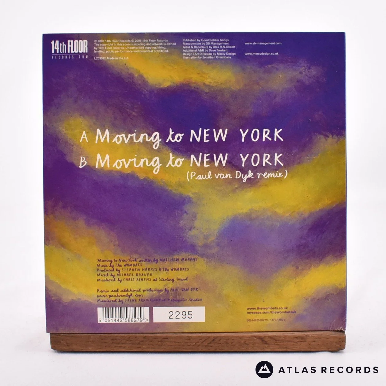 The Wombats - Moving To New York - Purple 7" Vinyl Record - NM/NM - Image 3