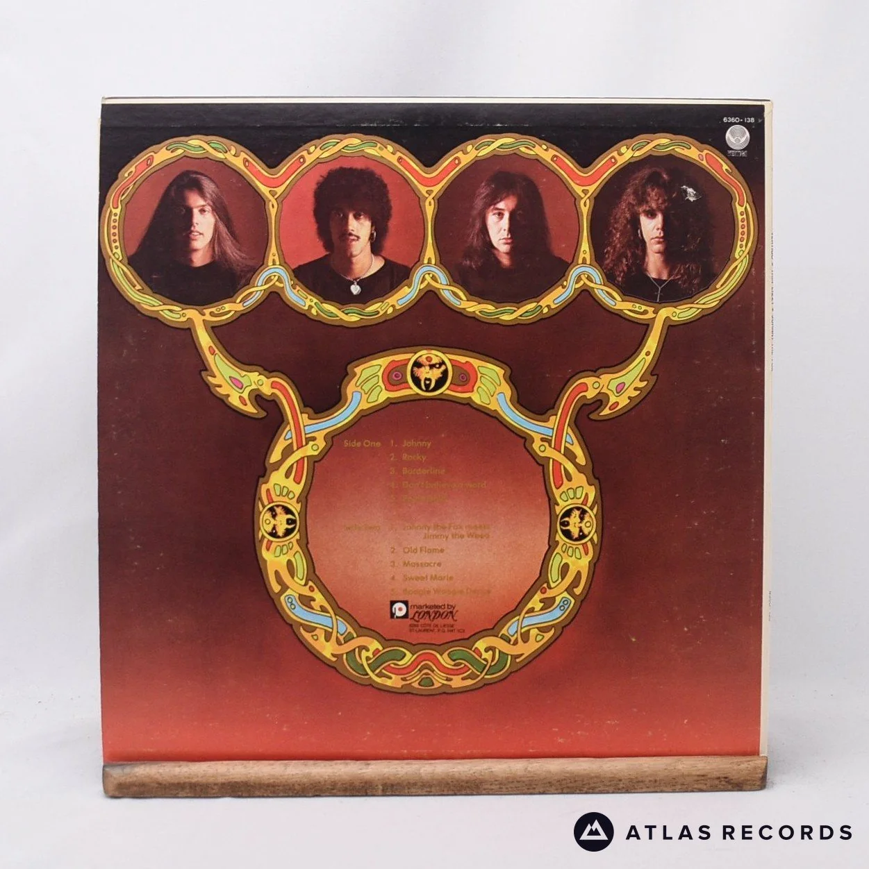 Thin Lizzy - Johnny The Fox - Insert Canada LP Vinyl Record - VG+/VG+ - Image 2