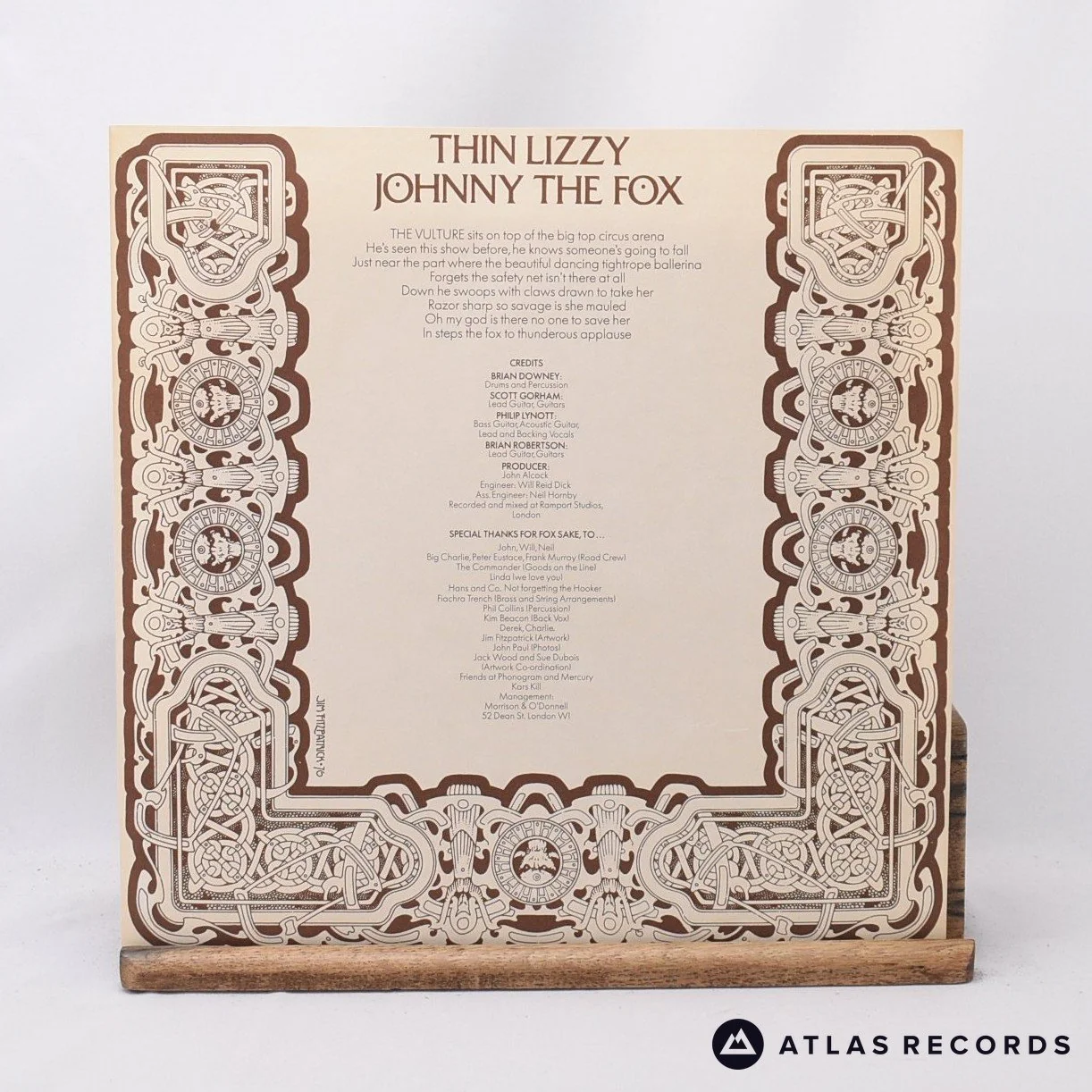 Thin Lizzy - Johnny The Fox - Insert Canada LP Vinyl Record - VG+/VG+ - Image 5