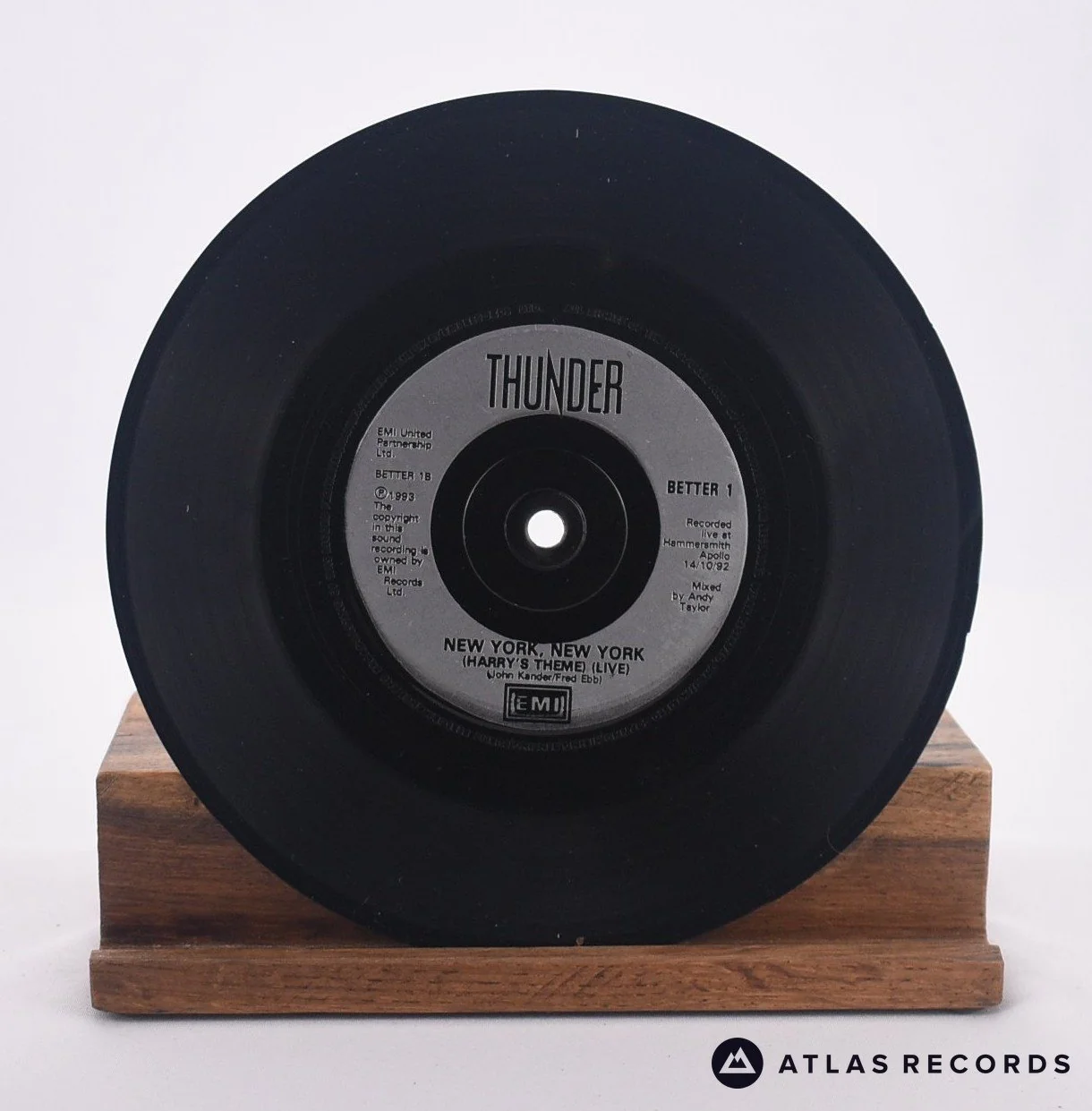 Thunder - A Better Man - Limited Edition 7" Vinyl Record - EX/VG - Image 4