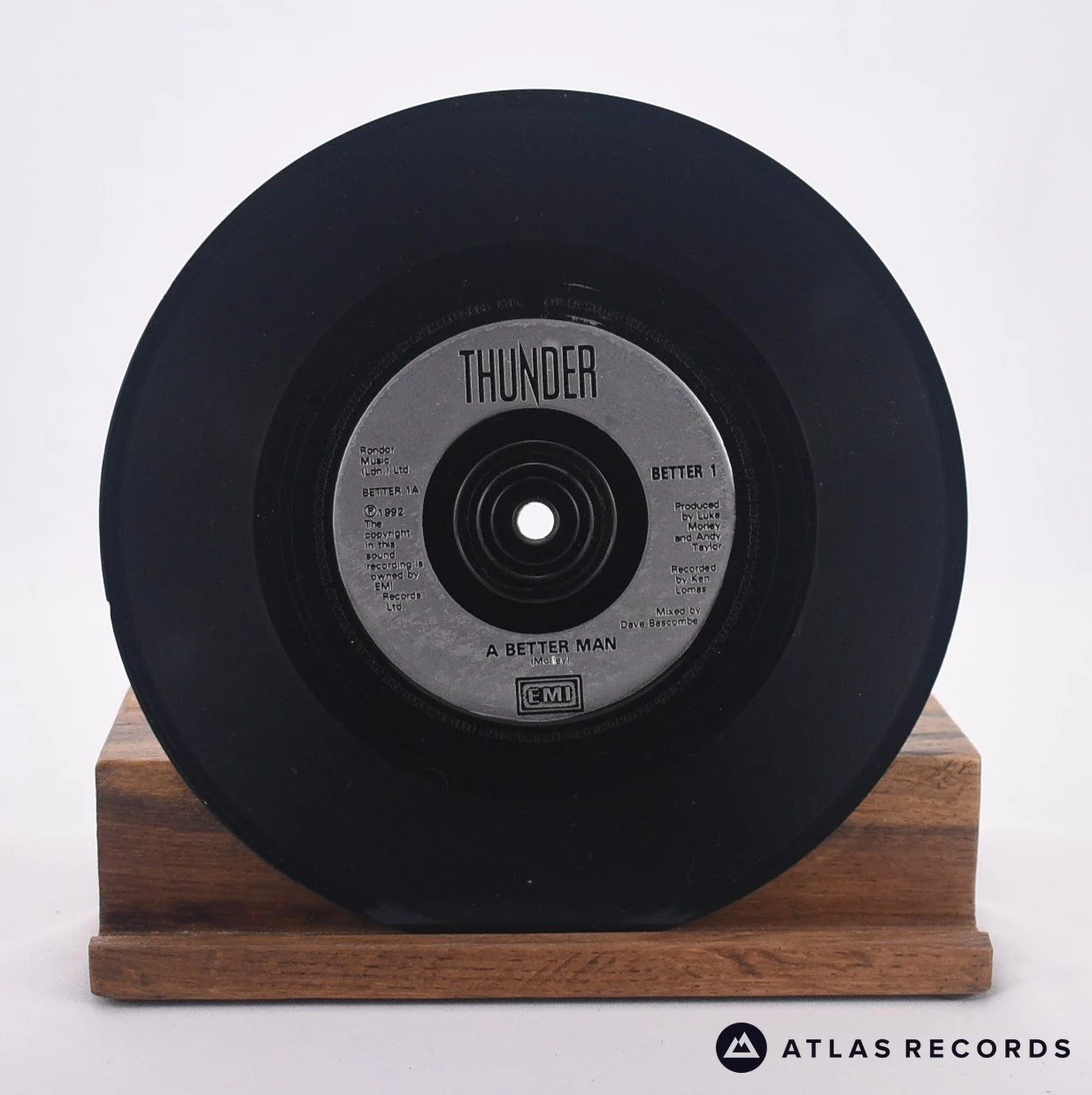 Thunder - A Better Man - Limited Edition 7" Vinyl Record - EX/VG - Image 5