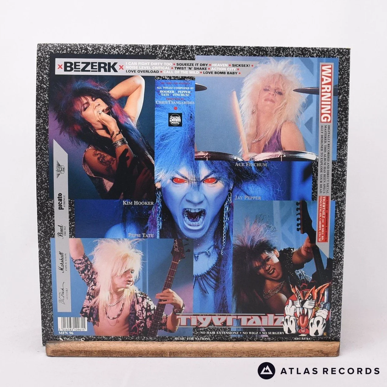 Tigertailz - Bezerk - Gatefold A1 B1 LP Vinyl Record - EX/EX - Image 3