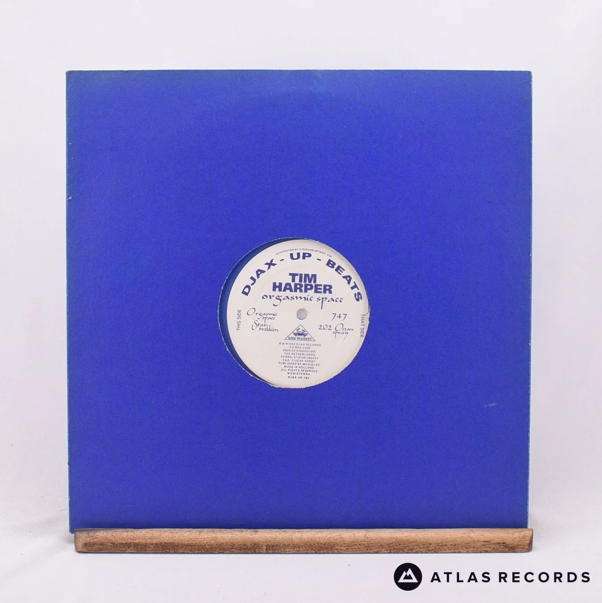 Tim Harper - Orgasmic Space - Blue 12" Vinyl Record -