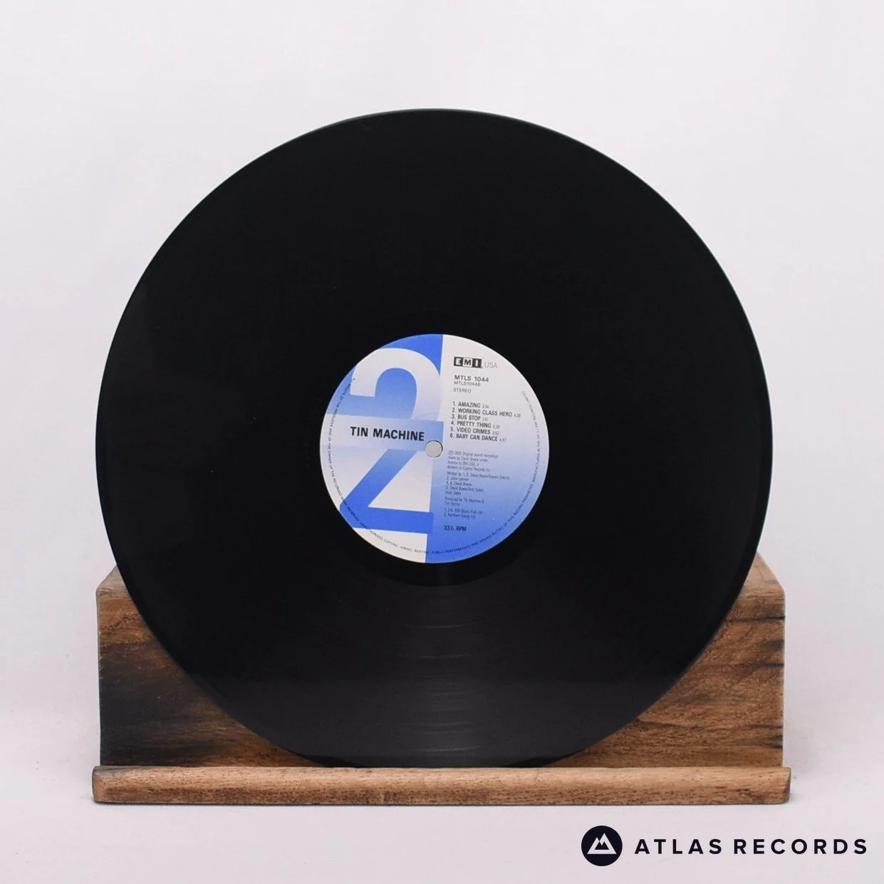 Tin Machine - Tin Machine - A-4 B-4 LP Vinyl Record - EX/EX - Image 5