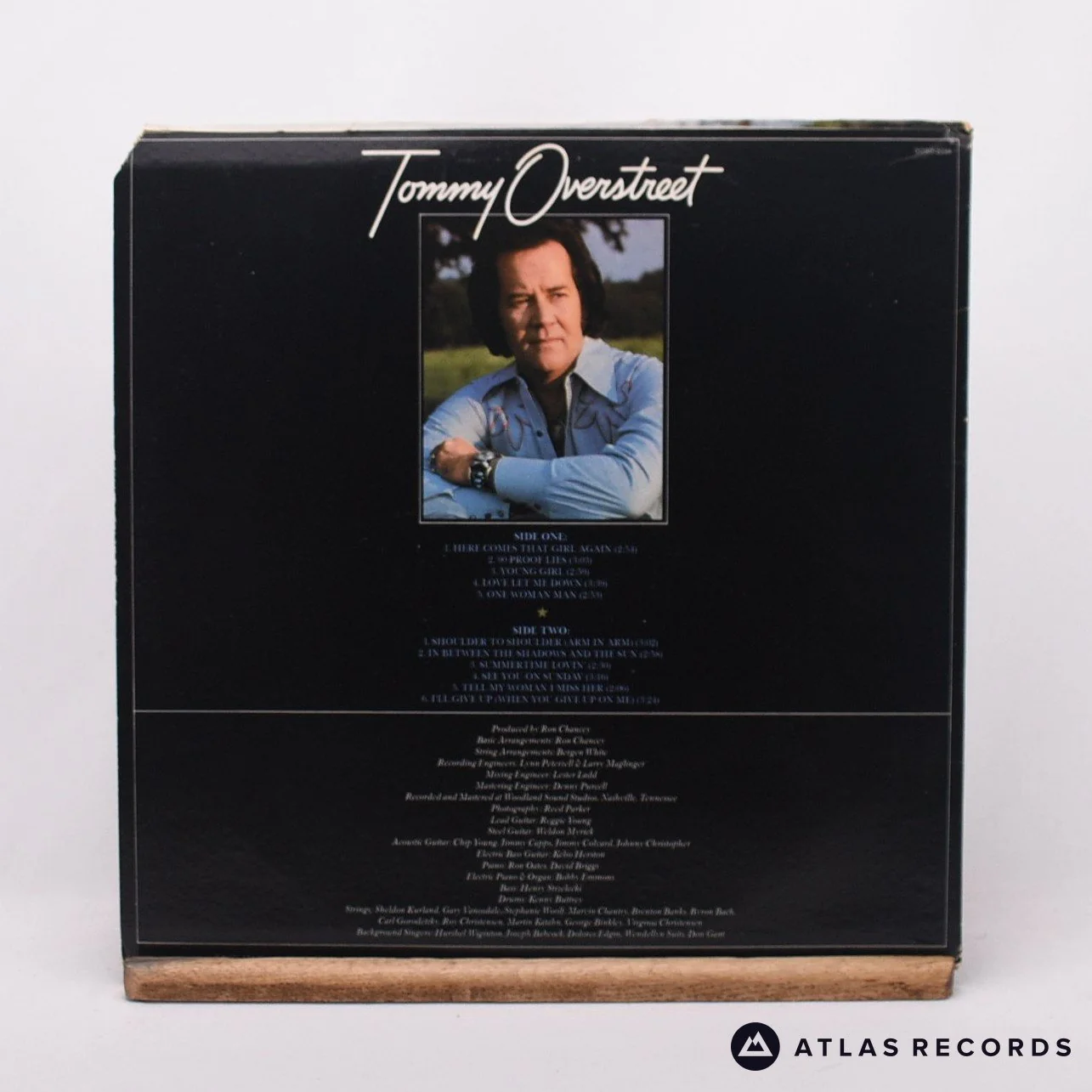 Tommy Overstreet - Turn On To Tommy Overstreet - LP Vinyl Record - VG+/EX - Image 2