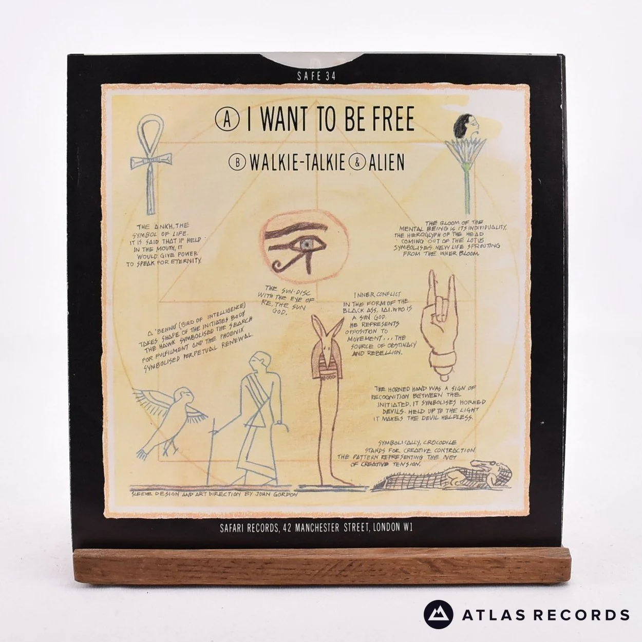 Toyah - I Want To Be Free - 7" Vinyl Record - EX/EX - Image 2