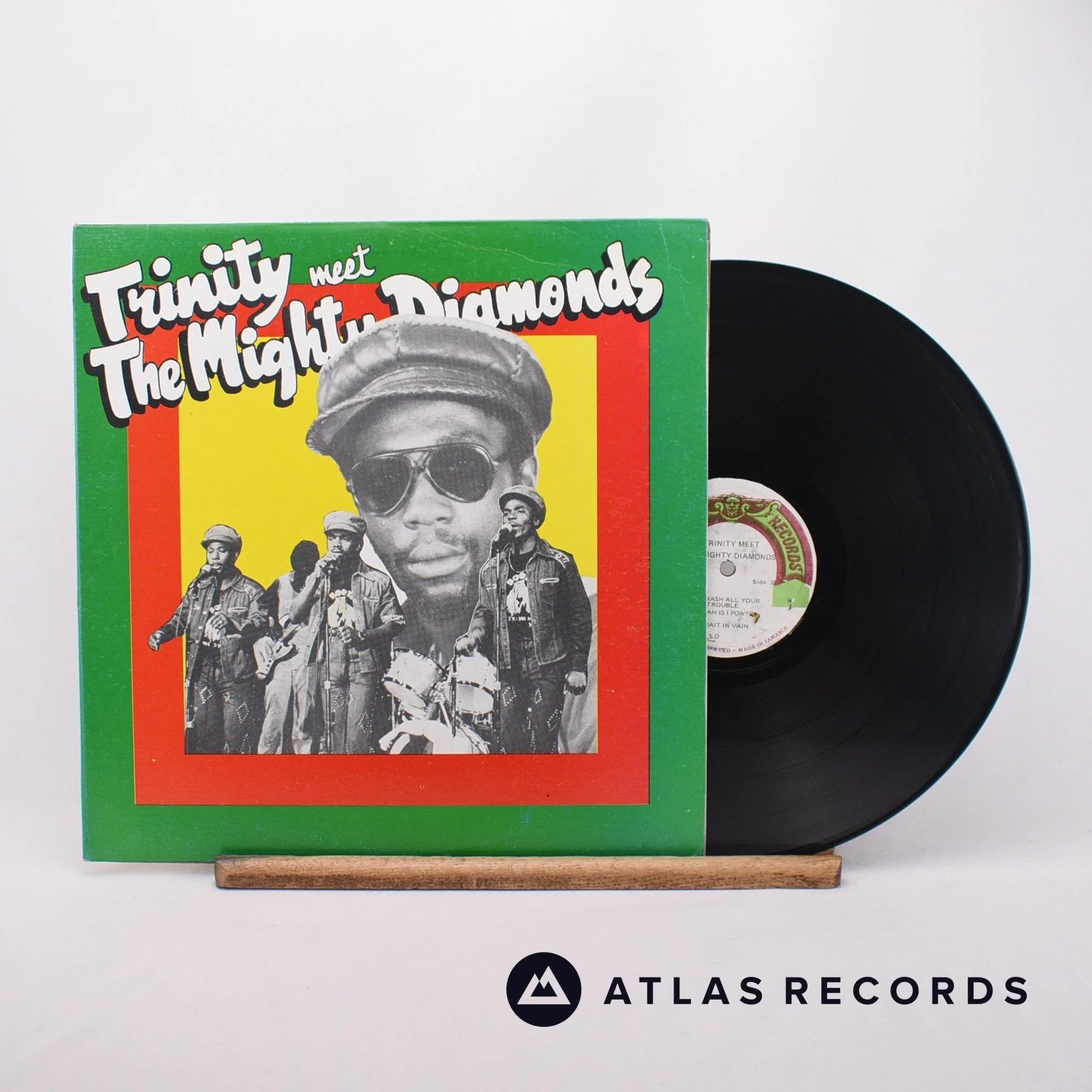Trinity - Trinity Meet The Mighty Diamonds - A B LP Vinyl Record - VG+/VG+