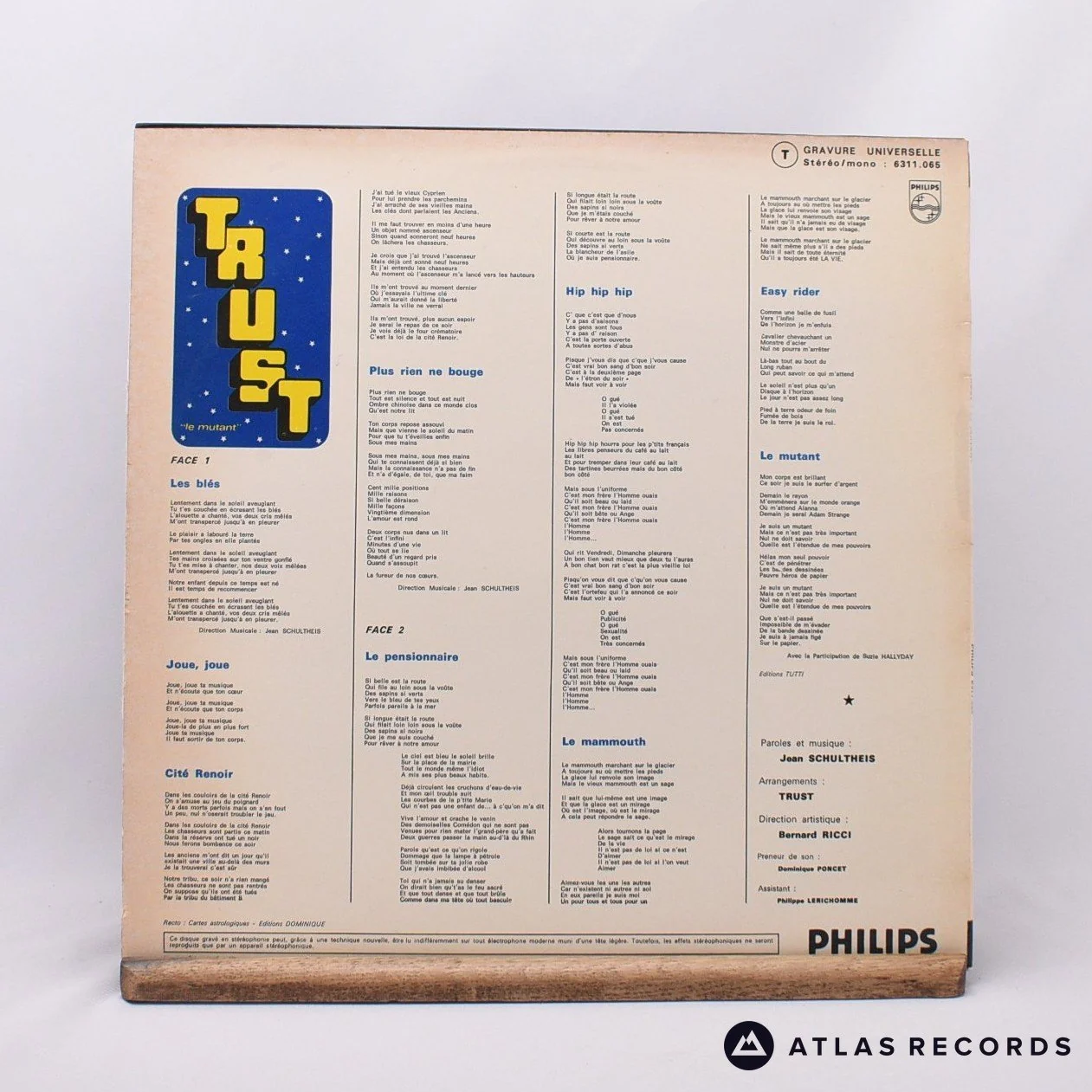 Trust - Le Mutant - French Stereo +380 +380 LP Vinyl Record - VG+/EX - Image 2