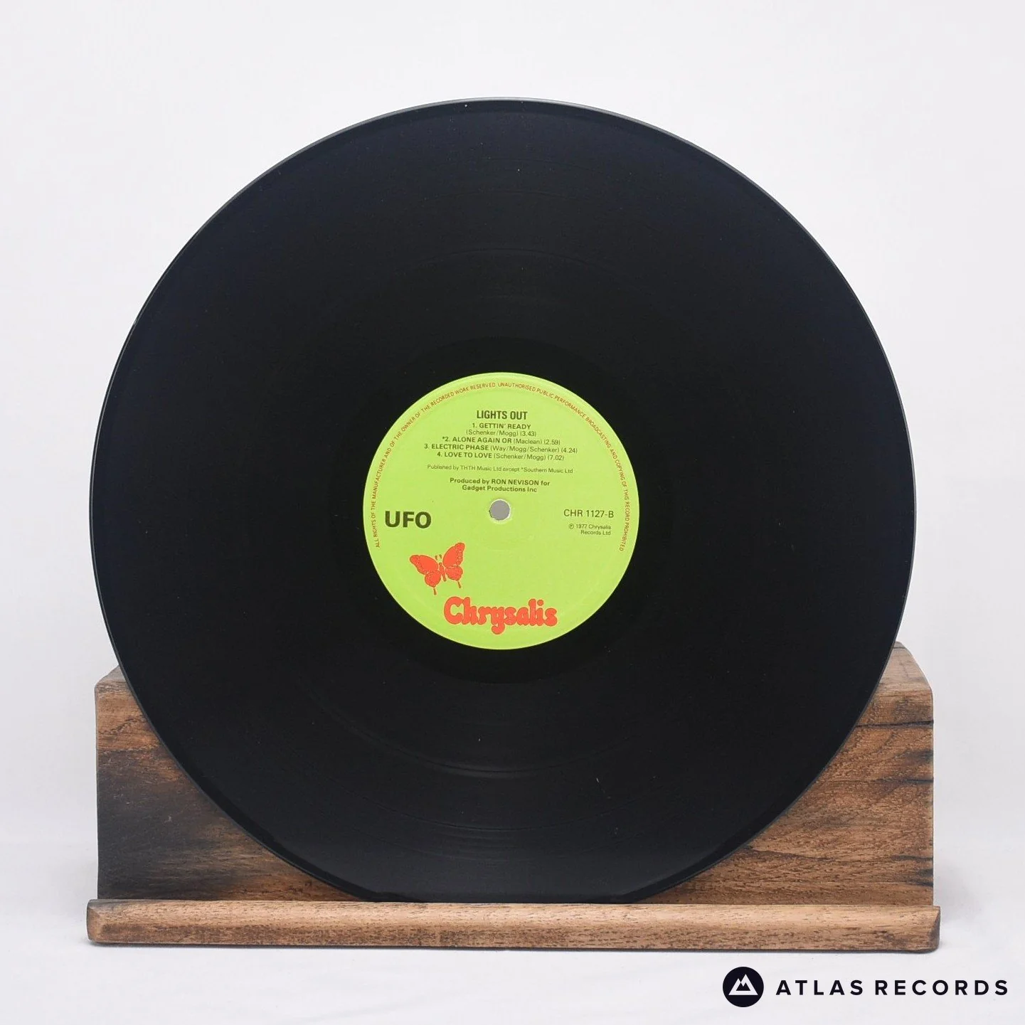UFO - Lights Out - Signed LP Vinyl Record - EX/EX - Image 4