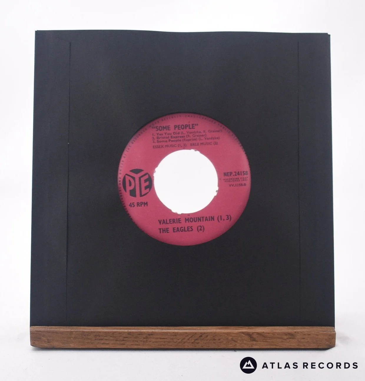 Valerie Mountain - Some People - 7" EP Vinyl Record - VG+ - Image 2