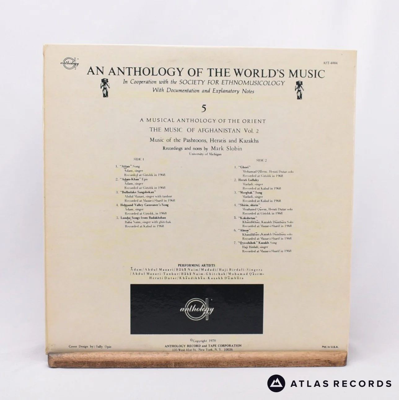 Various - An Anthology Of The World's Music: Afghanistan II - LP Vinyl Record - Image 3