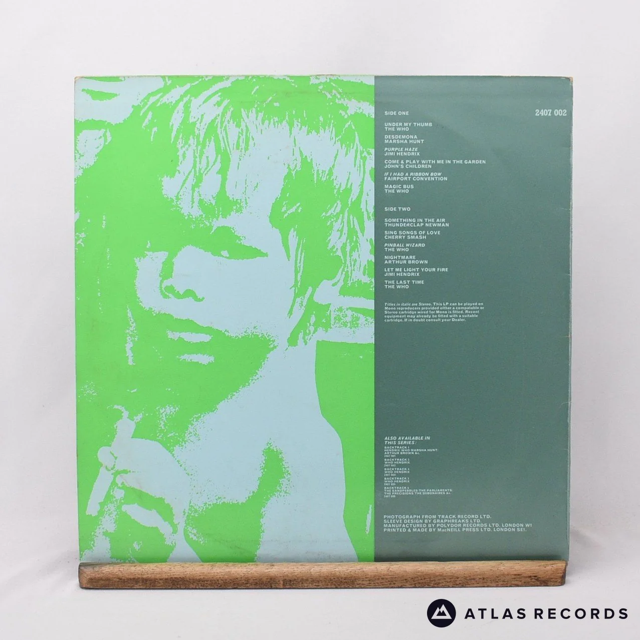 Various - Backtrack 2 - Mono LP Vinyl Record - VG+/VG+ - Image 2