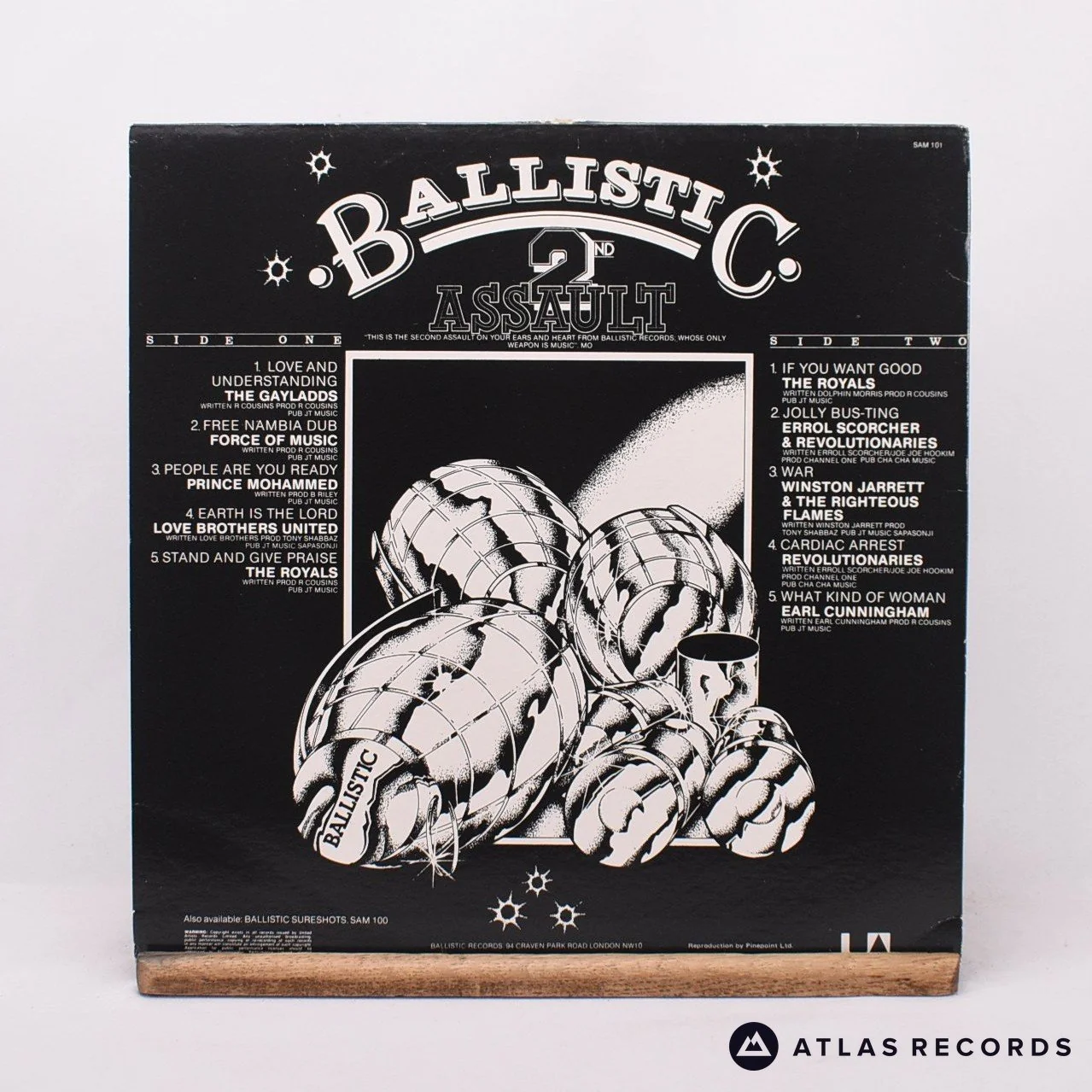 Various - Ballistic 2nd Assault - LP Vinyl Record - VG+/VG+ - Image 2