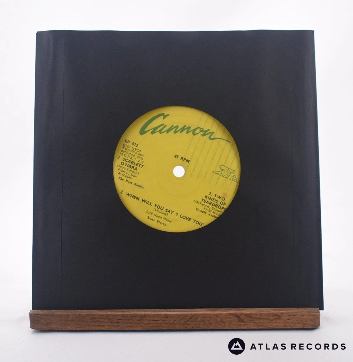 Various - Cannon Pops - 7" EP Vinyl Record - VG+ - Image 2
