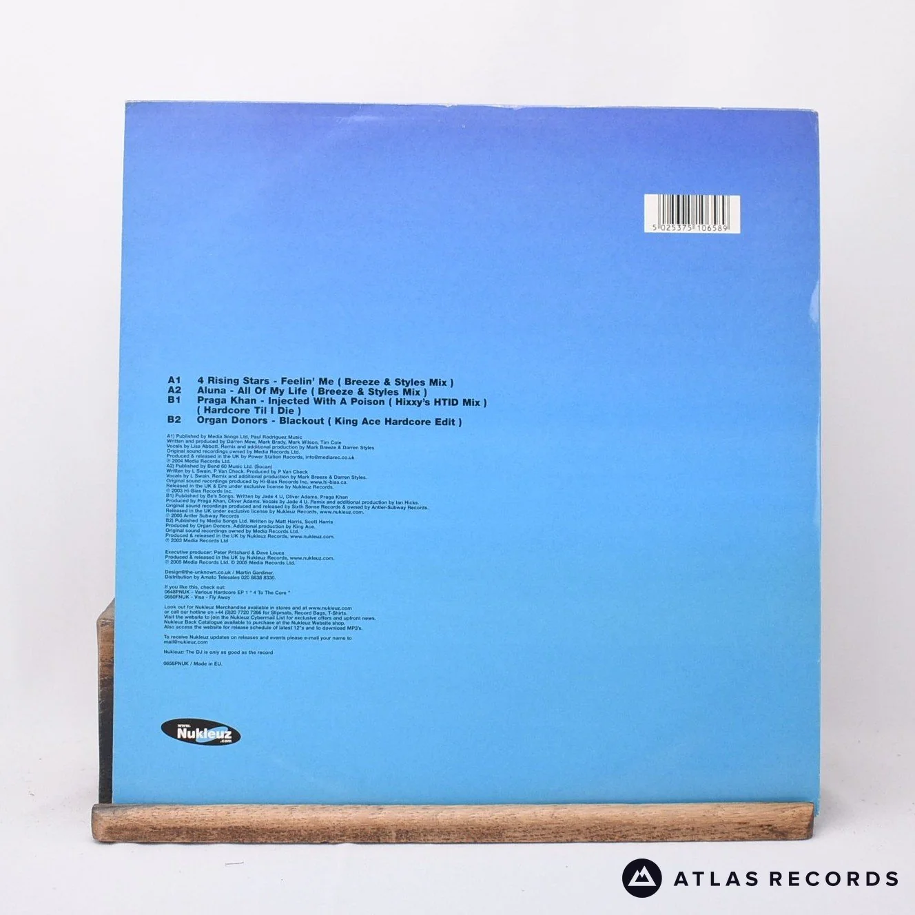 Various - Hardcore EP 2 - Damont 12" Vinyl Record - VG+/VG+ - Image 2