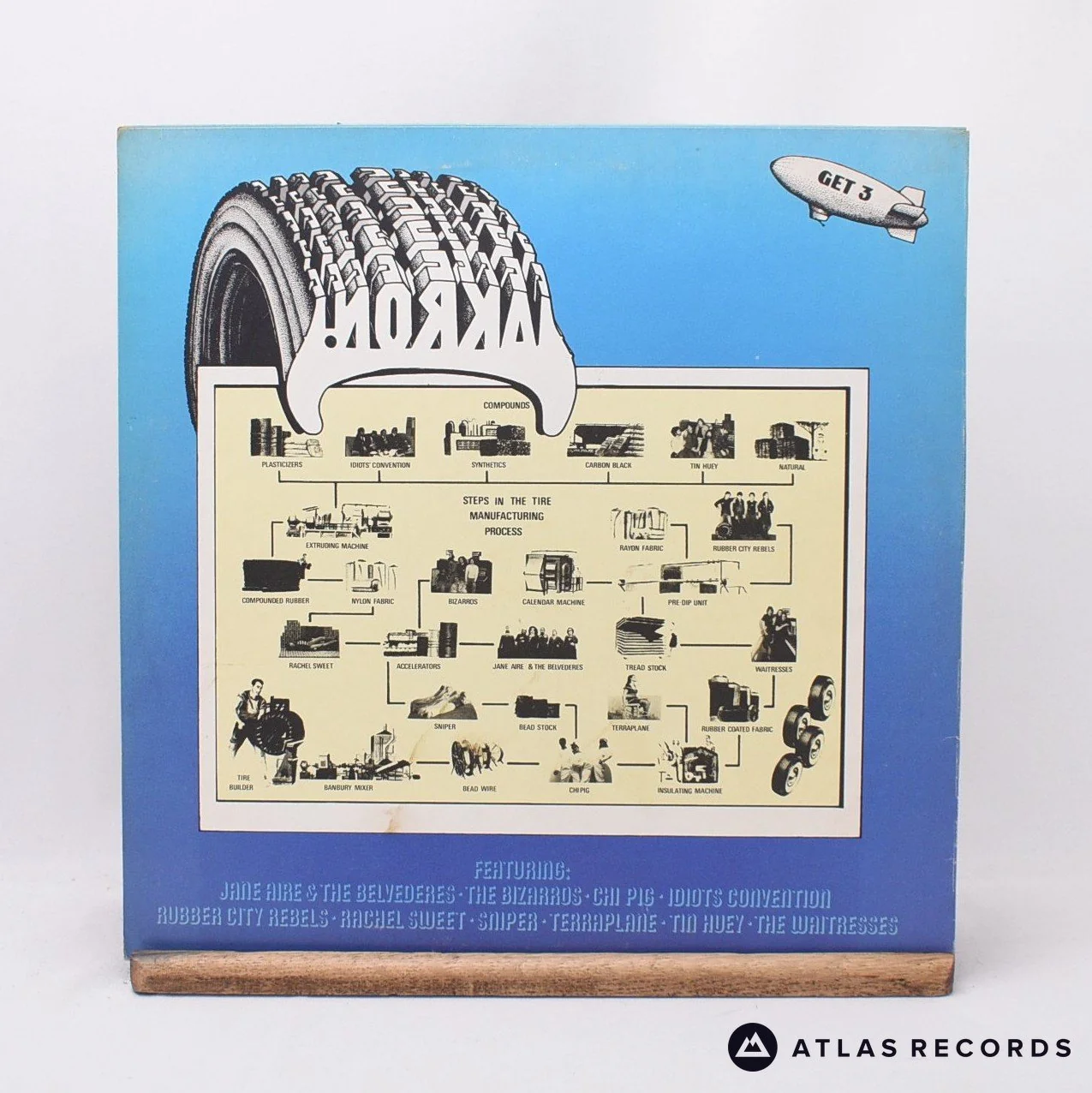 Various - The Akron Compilation - LP Vinyl Record - VG+/VG+ - Image 2