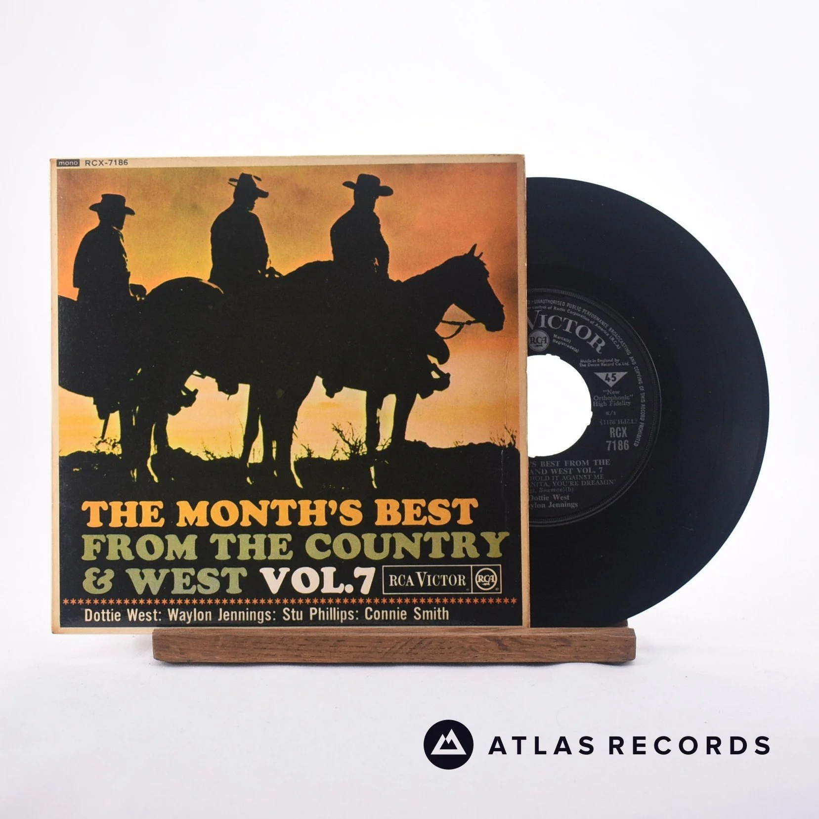 Various - The Month's Best From The Country & West Vol.7 - 7" EP Vinyl Record - VG+/VG+