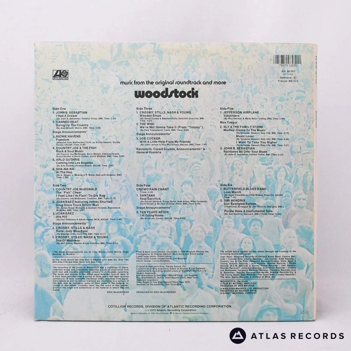 Various - Woodstock - Music From The Original Soundtrack And More - 3 x LP Vinyl - Image 3