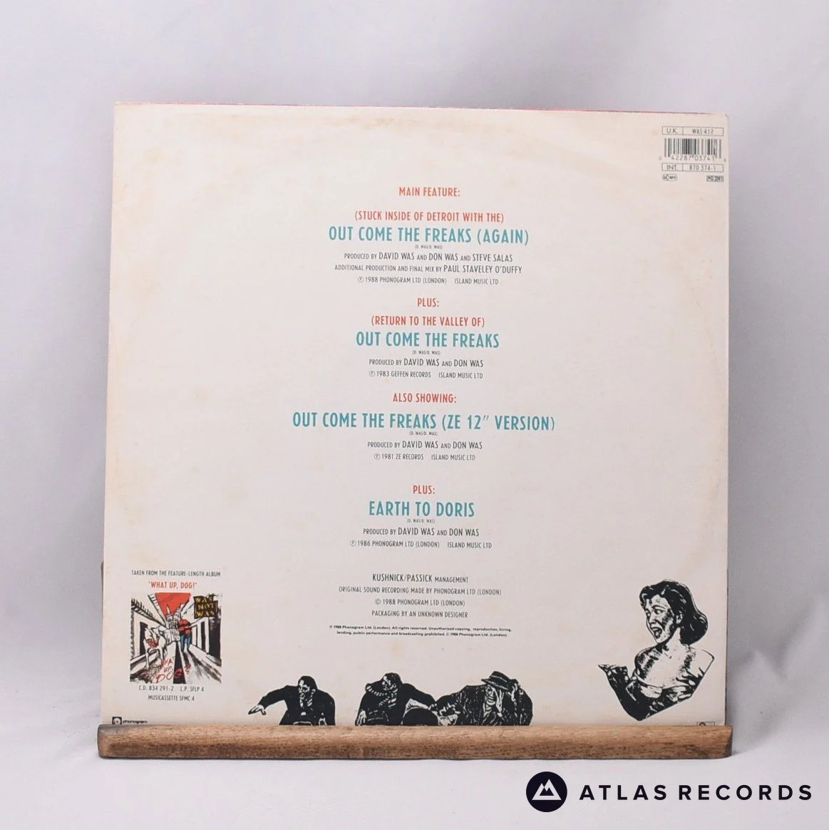 Was - Woodwork Squeaks And ... Out Come The Freaks - 12" Vinyl Record - VG+/EX - Image 2