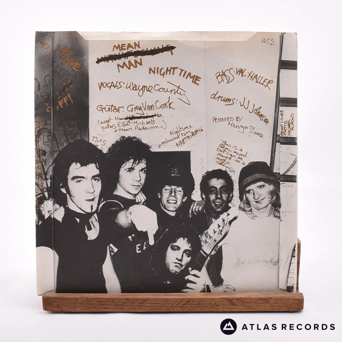 Wayne County - Blatantly Offenzive E.P. - Gold 7" EP Vinyl Record - EX/EX - Image 2