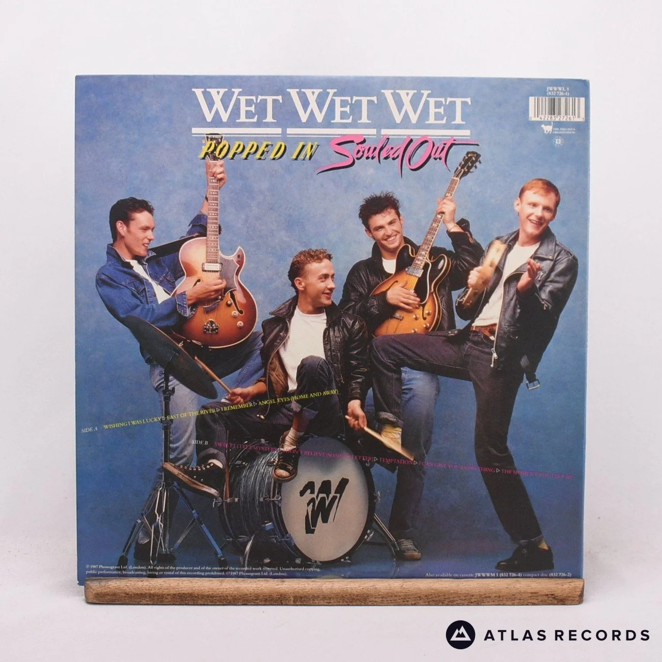 Wet Wet Wet - Popped In Souled Out - Repress Gatefold LP Vinyl Record - EX/EX - Image 3