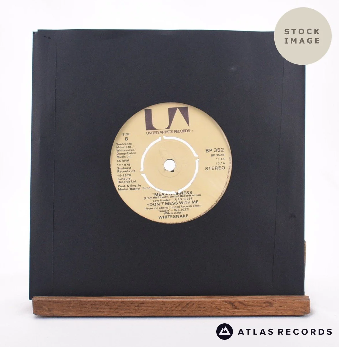 Whitesnake - Fool For Your Loving - 7" EP Vinyl Record - Image 2