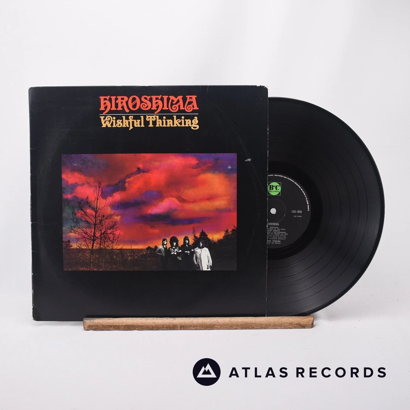 Wishful Thinking - Hiroshima - Signed A-1 B-1 LP Vinyl Record - VG+/EX
