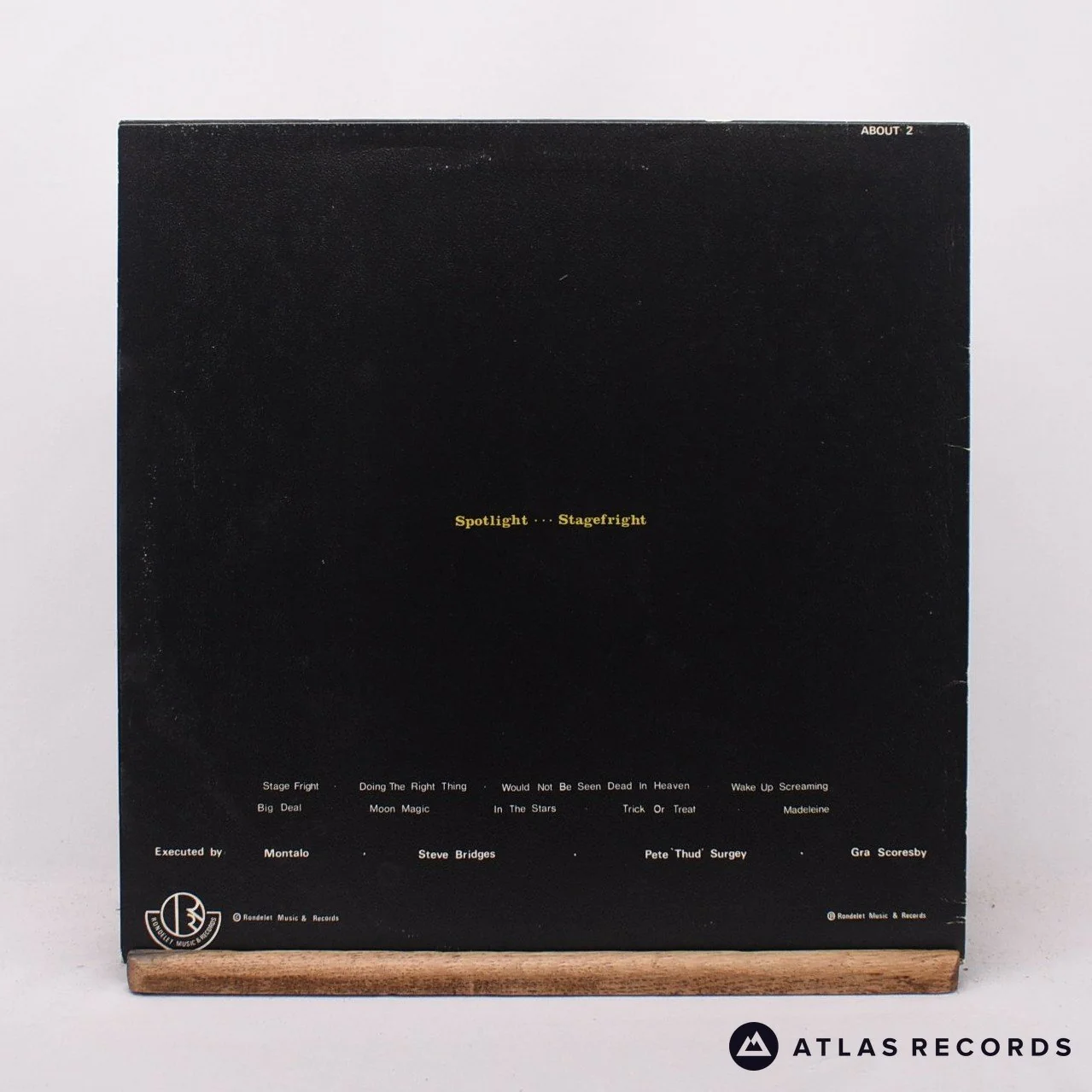 Witchfynde - Stagefright - Textured Sleeve A-1 B-1 LP Vinyl Record - VG+/EX - Image 2