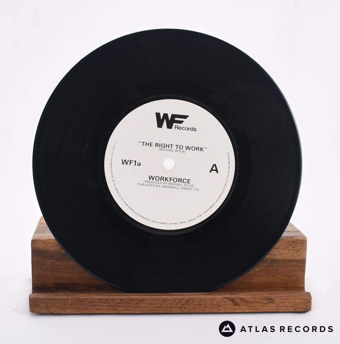 Workforce - The Right To Work - 7" Vinyl Record - VG+/VG+ - Image 3