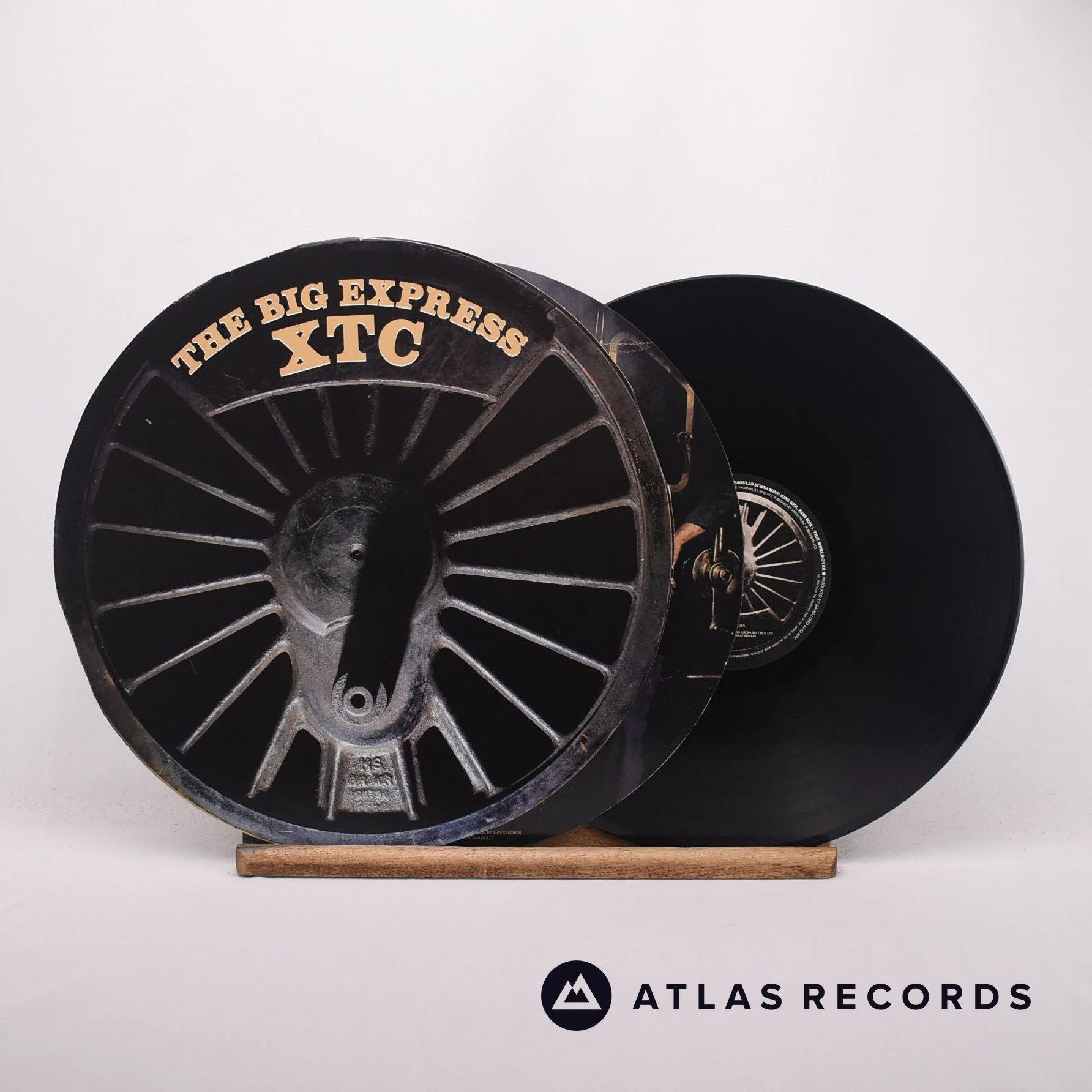XTC - The Big Express - Die-Cut Sleeve A-1U B-1U LP Vinyl Record - VG+/VG+