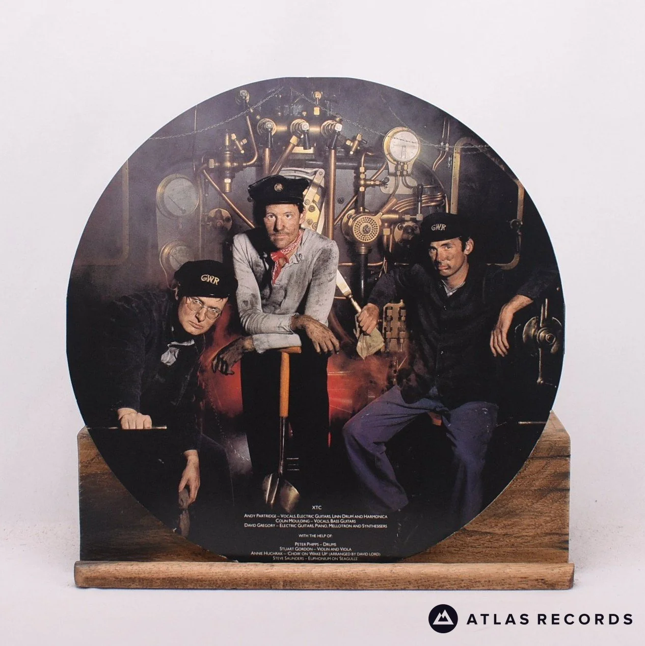 XTC - The Big Express - Die-Cut Sleeve A-1U B-1U LP Vinyl Record - VG+/VG+ - Image 3