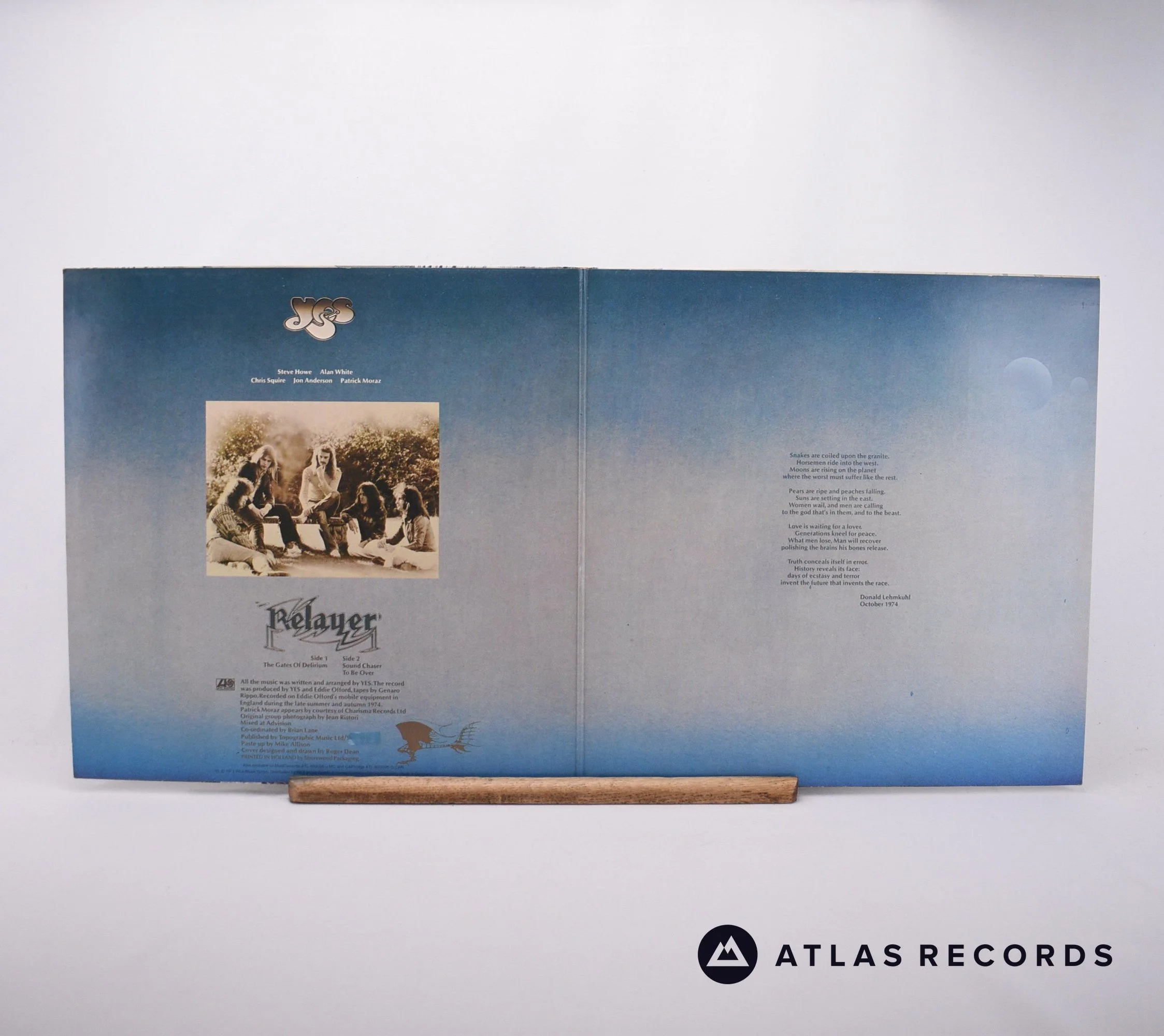 Yes - Relayer - Gatefold Germany A1 B1 LP Vinyl Record - EX/EX - Image 2