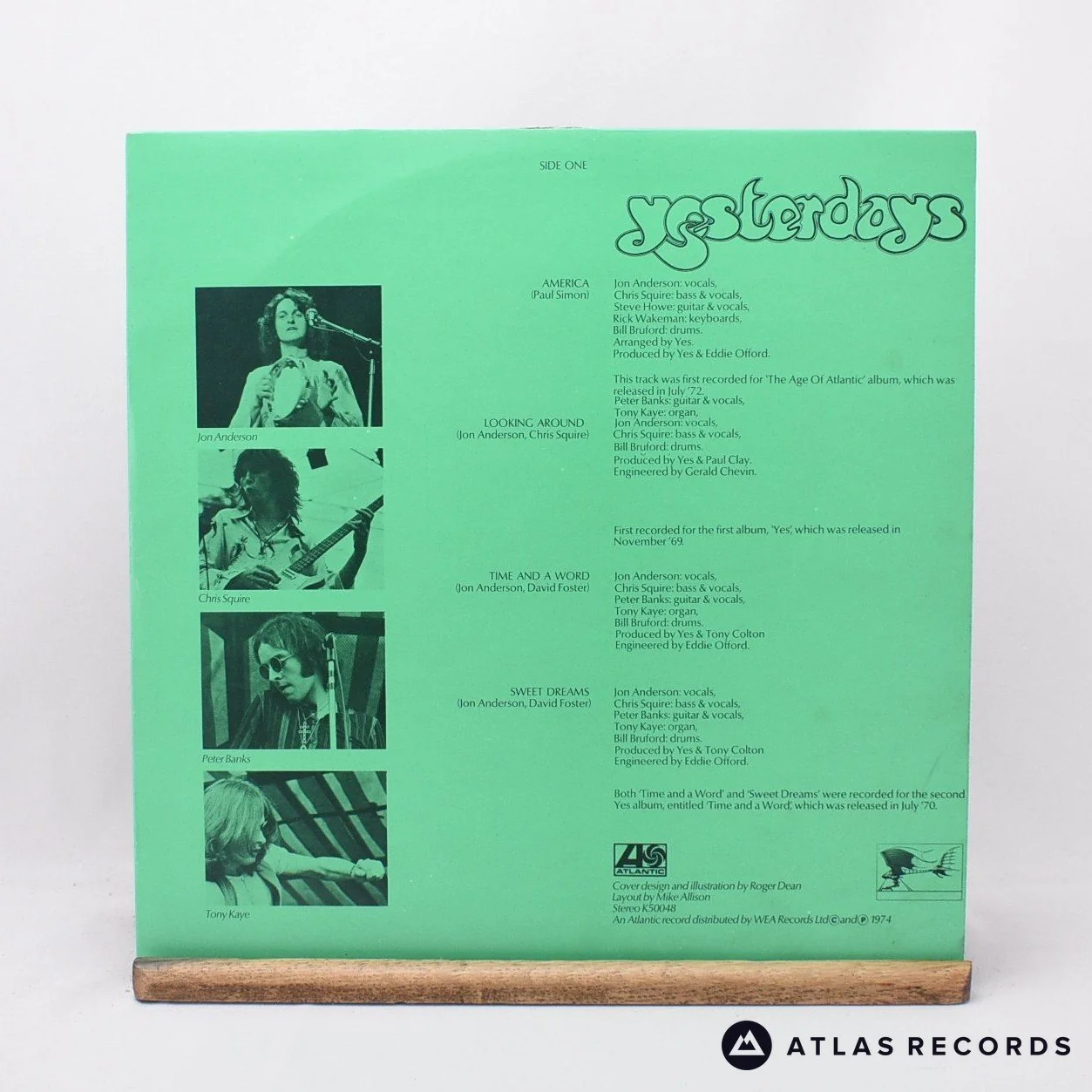 Yes - Yesterdays - Porky LP Vinyl Record - VG+/VG+ - Image 3